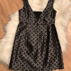 Gorgeous Privee Navy & Silver 100% Silk Tank Top